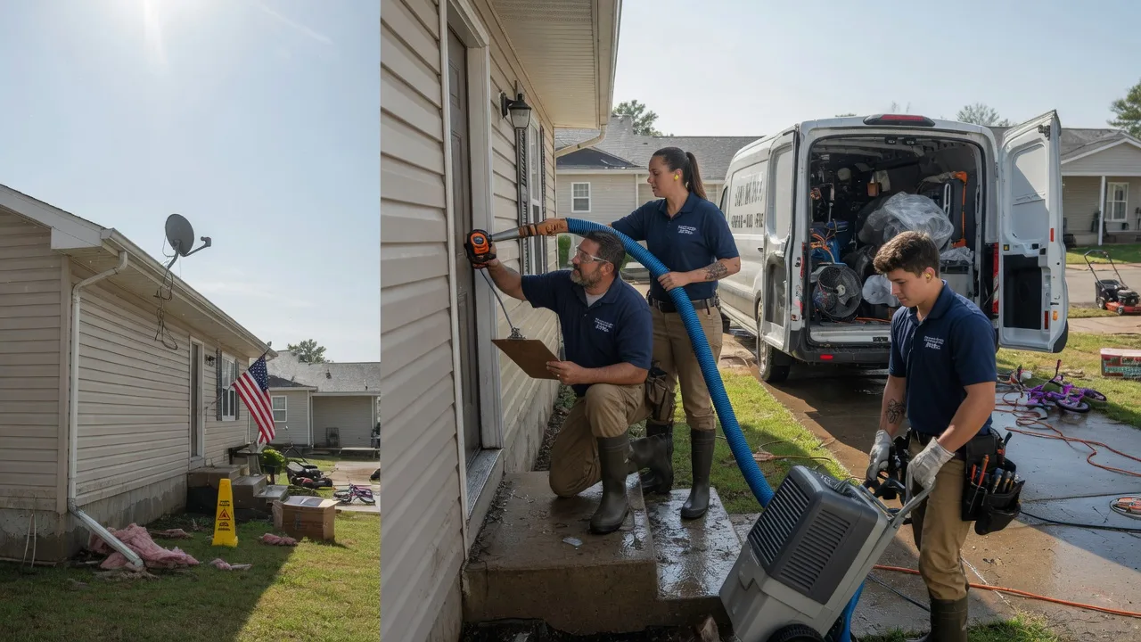 Ceiling Water Damage Restoration in Columbia Falls, ME near me